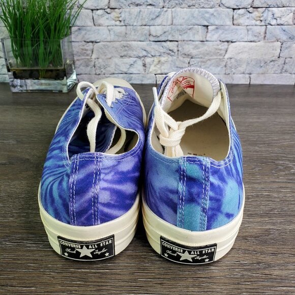 New Converse Chuck 70  Tie Dye Low 'Court Purple' - Picture 6 of 9